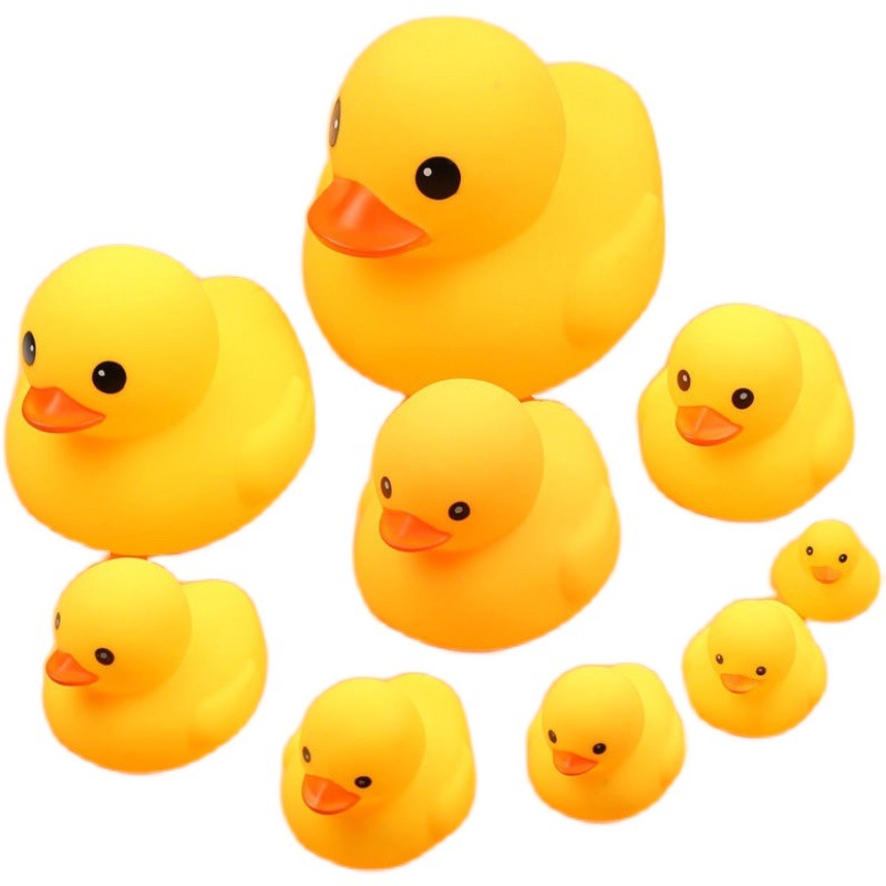 

Enamel Little Yellow Duck Bathing Toy Manufacturer: Playing in Water, Little Ducks Making Sounds, Children's Toys Squeezing, Ducks
