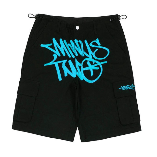 

Men' Cargo Shorts Minus Two Y2k Summer Streetwear Casual Wide Leg Short Pants Hip Hop Track Clothes Women' Sweatwear Fsh1