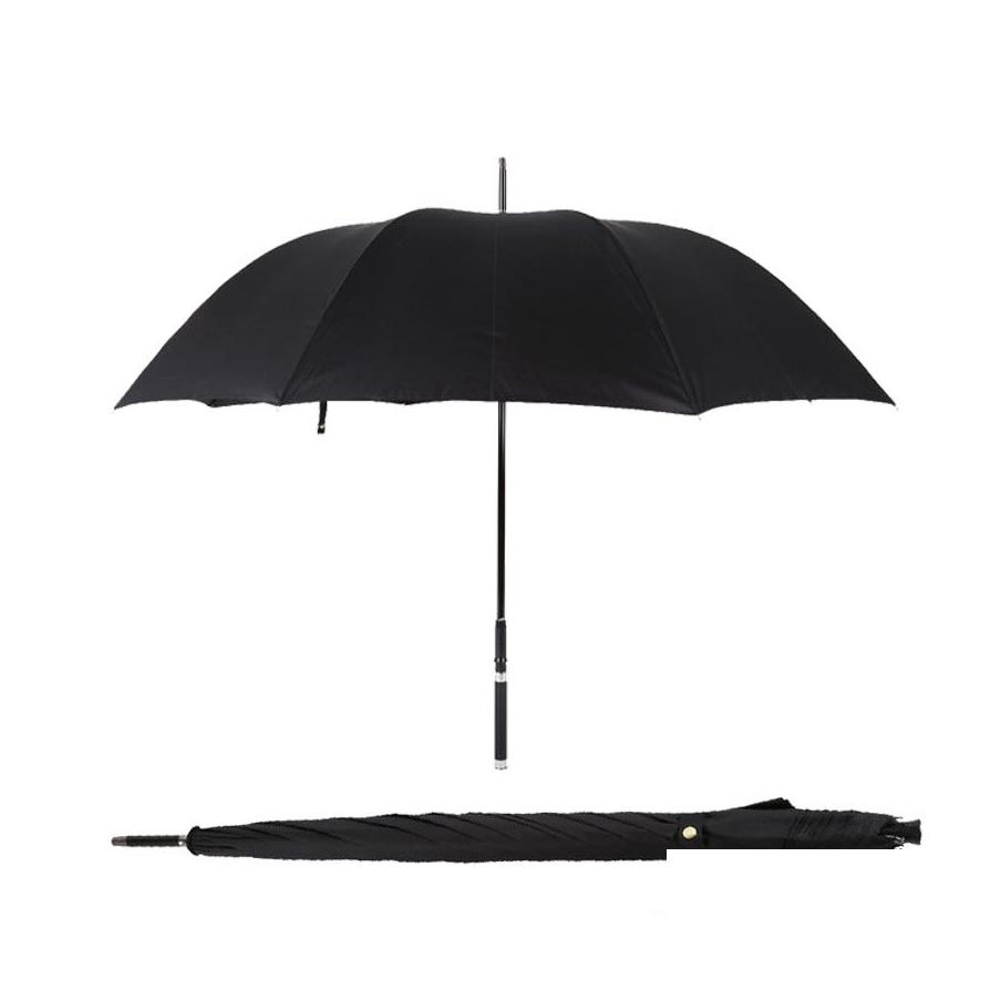 

Umbrellas Sword Warrior Selfdefense Umbrella Long Handle Man Matic Windproof Creative Business Sunny And Rainy Gift T200117 Drop Del Dhrdn, Black with bo