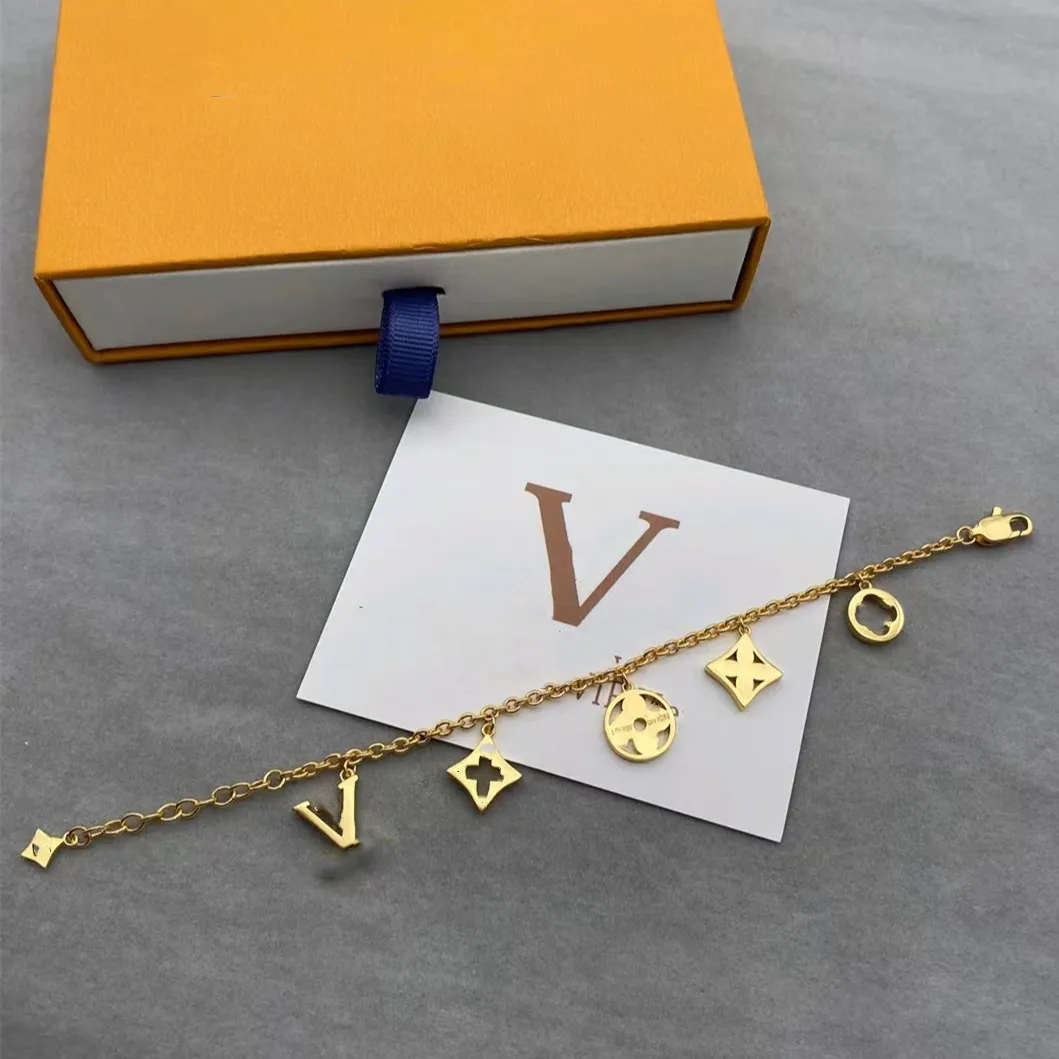 

New Pendant Bracelet Ladies Jewelry Gold Plated Bracelet Holiday Gift