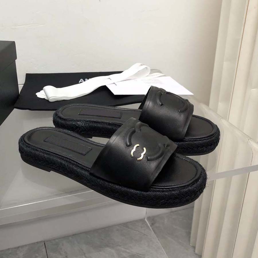 

Luxurys Slippers Sandals For Women Fashion Classic Floral Brocade Leather Slides Platform Gear Bottoms Beach, #1