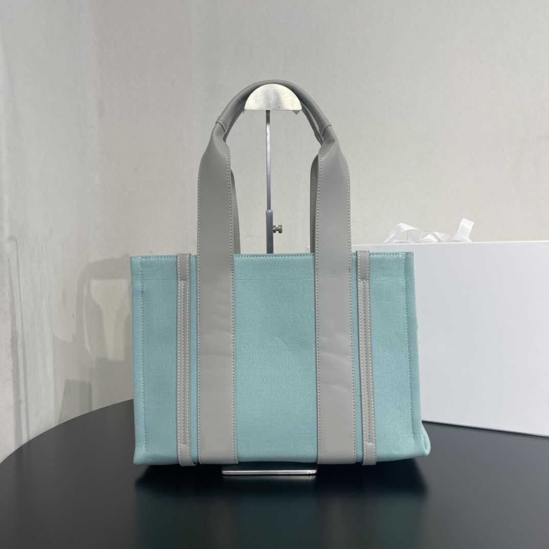 Women's Luxury Chlooe Woody Bag Designer bags Handbags Shoulder Crossbody Bags Texture Patent Leather Canvas Totebag New Fashion Trend Retro-image-875491749