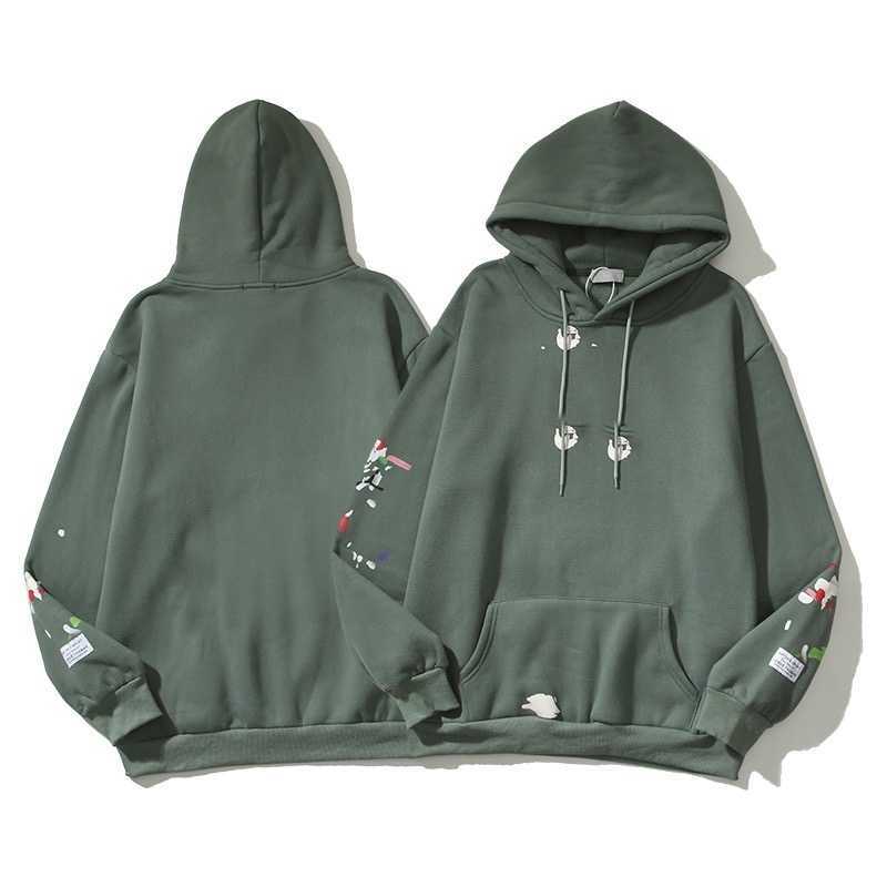 

Men's hoodie street sports hoodie designer trend hoodie men's and women's hoodie 23ss hellstar fashion tracksauit American tideczc hoodie, Army green