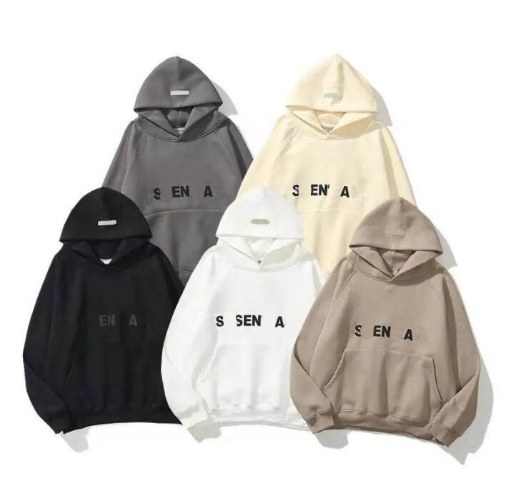 

Essentiel hoodie mens designer hoodies hoodys women clothes pullover sleeveless O-Neck Letter printed green overcoat sweatshirt streetwear fashion black hoodie
