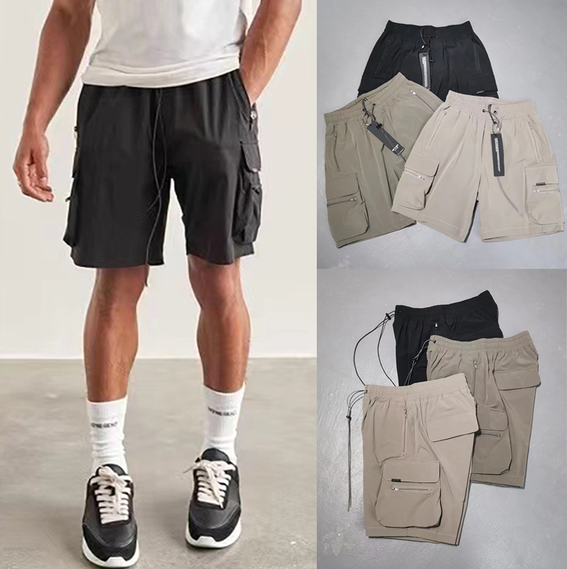 

Mens Shorts Casual Gym Shorts Joggers 3 Colors Men Women Hip Hop Streetwear MG230152, Black