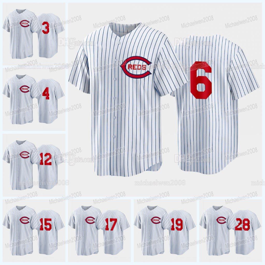 

CUSTOM 19 Joey Votto Cincinnati 2022 Field of Dreams Jersey Reds Jonathan India Moustakas Albert Almora Jr. Matt Reynolds Nick Senzel Kyle F, Men flex base