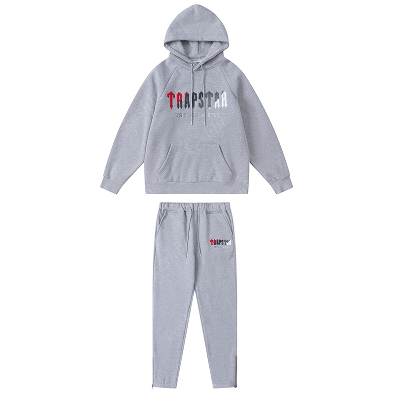 

Tracksuit Mens Sweater Trousers Set Trapstar Designer Hoodies Streetwear Sweatshirts Sports Suit Embroidery Plush Letter Decoration Thick Hoodies Men Pants 5B42, B 14