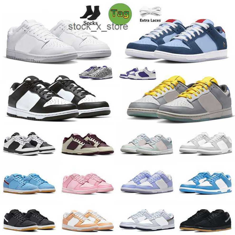 

Big Size 13 DuNks Low Running Shoes Platform Sneakers Women Mens Black White Flip The Old School Lilac UNC Grey Fog Why So Sad Moon Phantom Yellow Blue Sail Pink Trainers, # pure platinum36--42