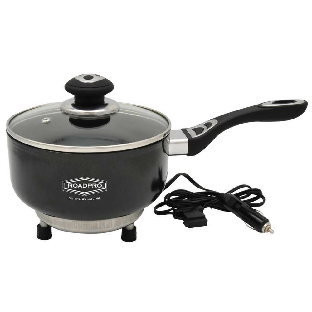 

Camp Kitchen Roadpro 12-Volt Portable Nonstick Saucepan USA P230506