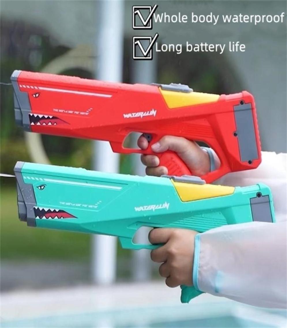 

Electric Gun HighTech Children039s Toys Beach Swimming Pool Outdoor Large Electric Water Gun Burst Summer 2207188779182