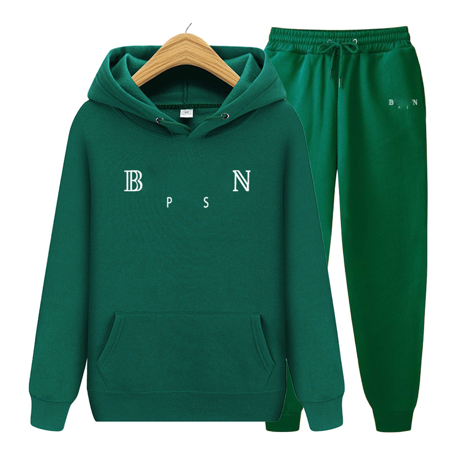 Hoodie suit Men's tracksuit sweatshirt tracksuit pants 2 sets fashionable street wear plus size women's jumper