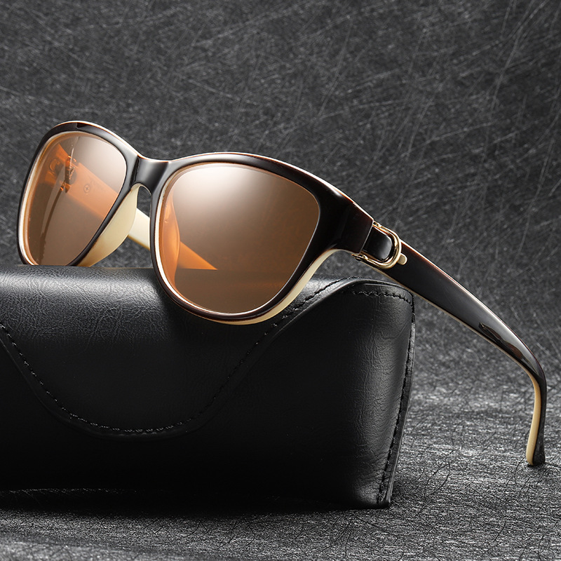 

Niche design sunglasses full frame matching color women's sunglasses 2023 fashion personality leisure men anti-UV glasses UV400 polarized sunglasses