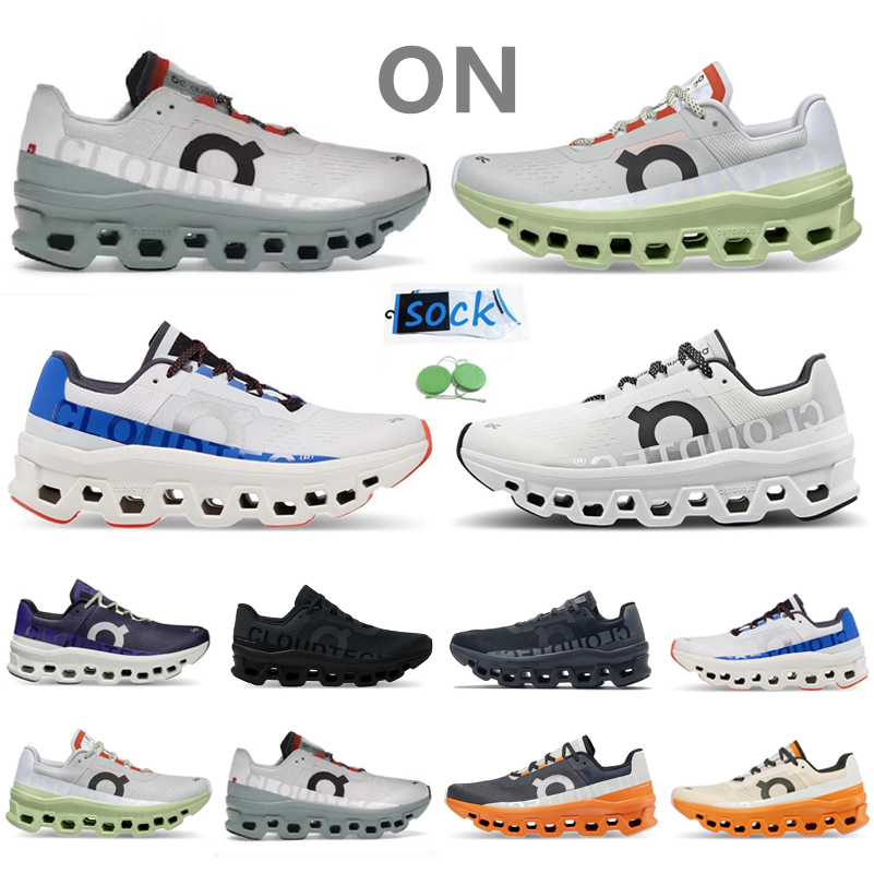 

2023 On Cloudmonster Men Women Running Shoes All Lumos Black White Eclipse Fawn Turmeric Frost Cobalt Surf Acai Purple Meadow Green Mens Trainers Sports Sneakers, Color#3