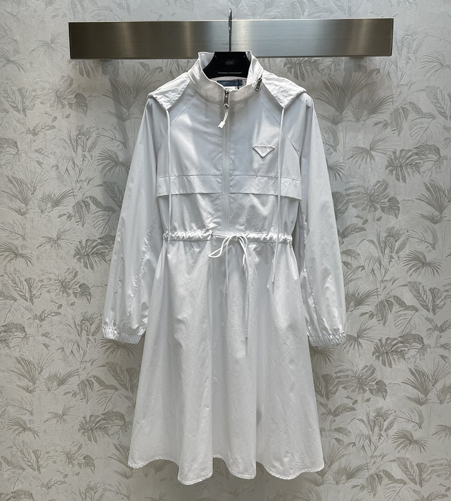 

Womens Casual Dresses Summer Fashion Dress A Line Long Skirt Classic Letters Hooded Frocks Designer Woman Clothes, Blue