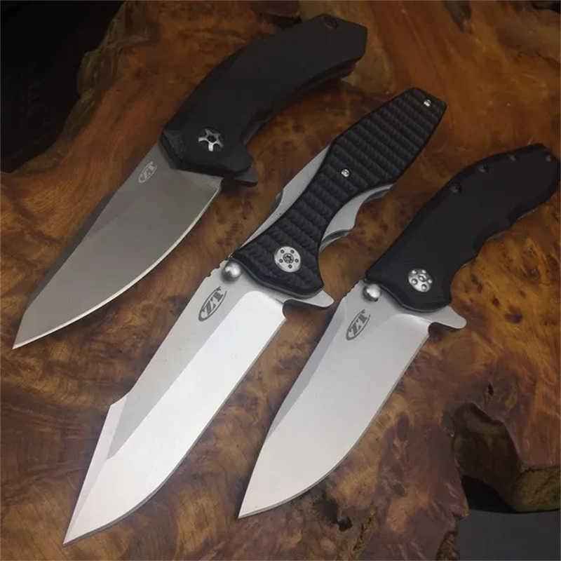 

Camping Hunting Knives Zero Tolerance ZT0393 ZT0562 Folding Knife Blade G10 Handle Survival Hunting Camping EDC Fast Manual Open Pocket Flipper Knife P230506