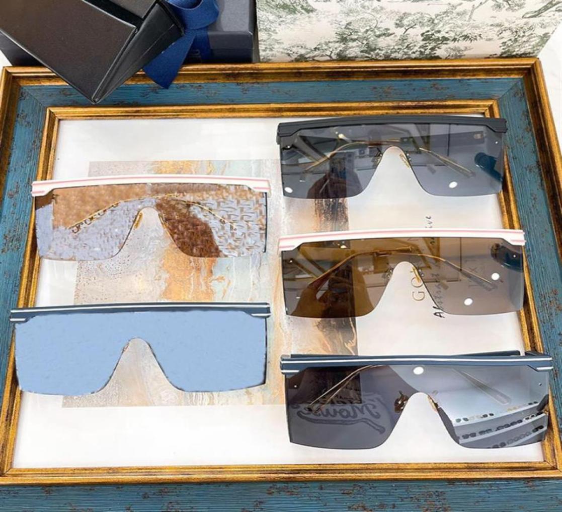 

womens sunglasses Club M1U latest fashion brand glasses Women halfframe onepiece classic highquality UV400 protective side prot7082247