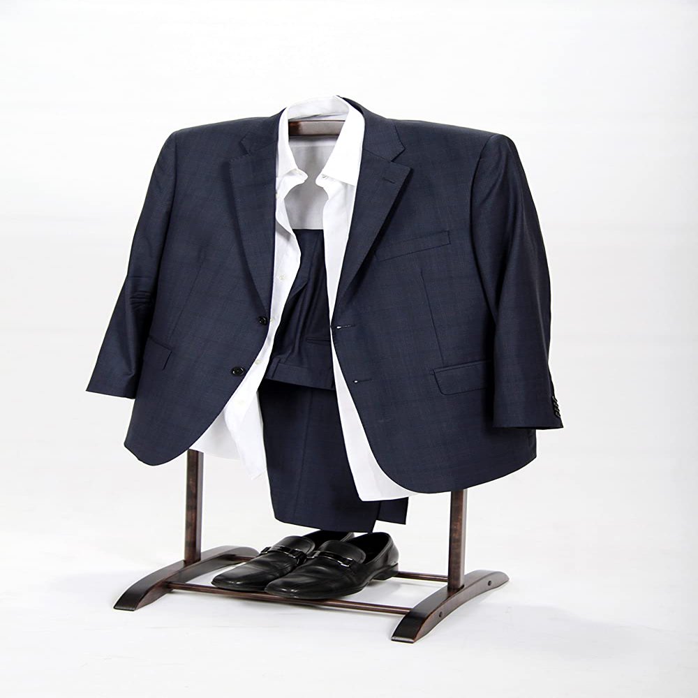 

Hardwood Clothes Valet Stand Red Mahogany