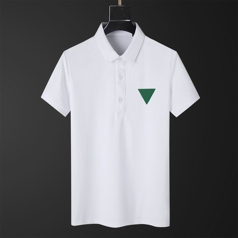 

Best-selling designer polo shirt tide brand Botte Short Sleeve T-shirt Casual POLO shirt Venetas classic top fashion men's summer dio T-shirt, Yellow