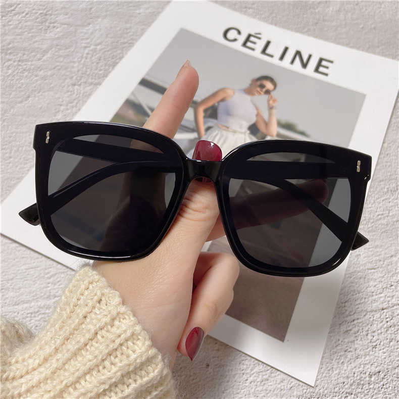 Fashion designer Gentle monster cool sunglasses GM Korean version net red square large frame polarizing glasses women's fashion big face thi-image-863494746