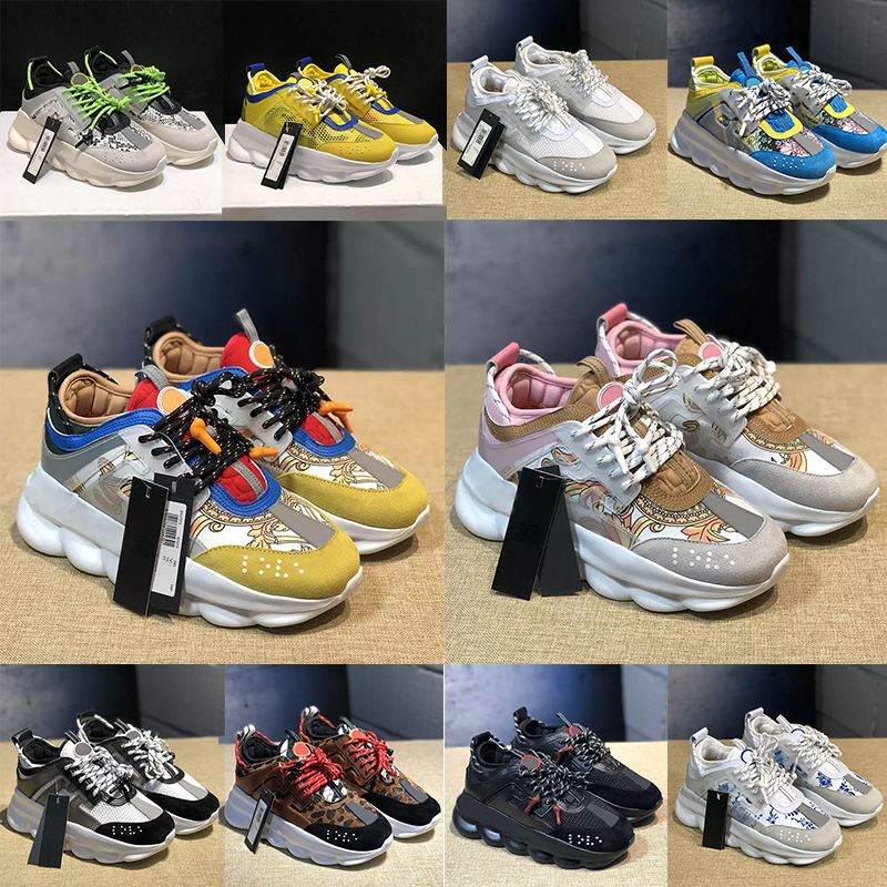 

Aaa+ Quality Chain Reaction Designer Shoes Low Cut Platform Sneakers Men's Women's Luxurys Designers Loafers Fashion Luxury Fashion Reflective Height Trainers, A7