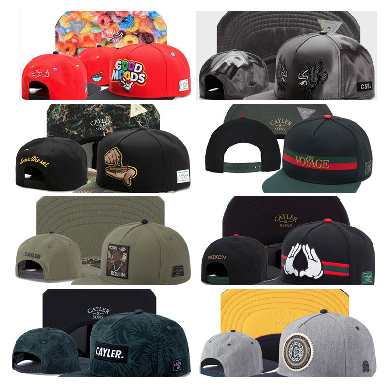 

Cayler & Sons Snapbacks Cap baseball basketball hat Fitted Ball Caps Hip Hop Adjustable Hats Mens Womens Accept Mix Order, 11