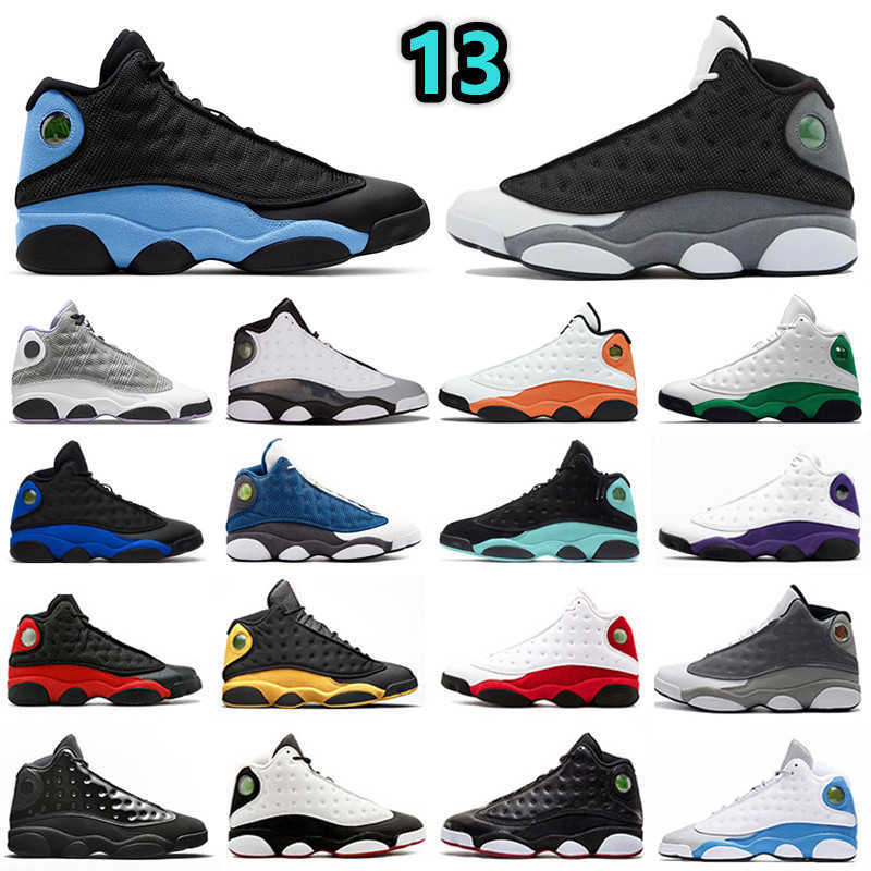 

Jumpman 13 13s Black Flint mens basketball shoes French University Blue Black Cat bred Court Purple Del Sol Starfish He Got Game Hyper Royal men sports sneakers