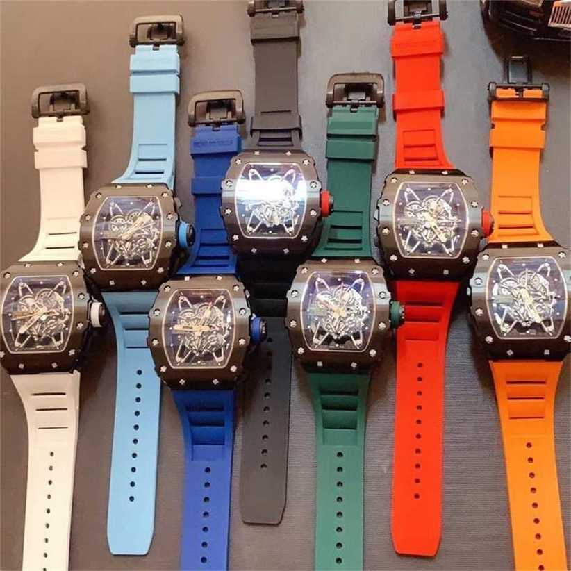 

e Designer Milles Watches Richa s New Fashion Bucket Mens Fully Automatic High Grade Handsome Hollow Out Business Waterproof TQU2