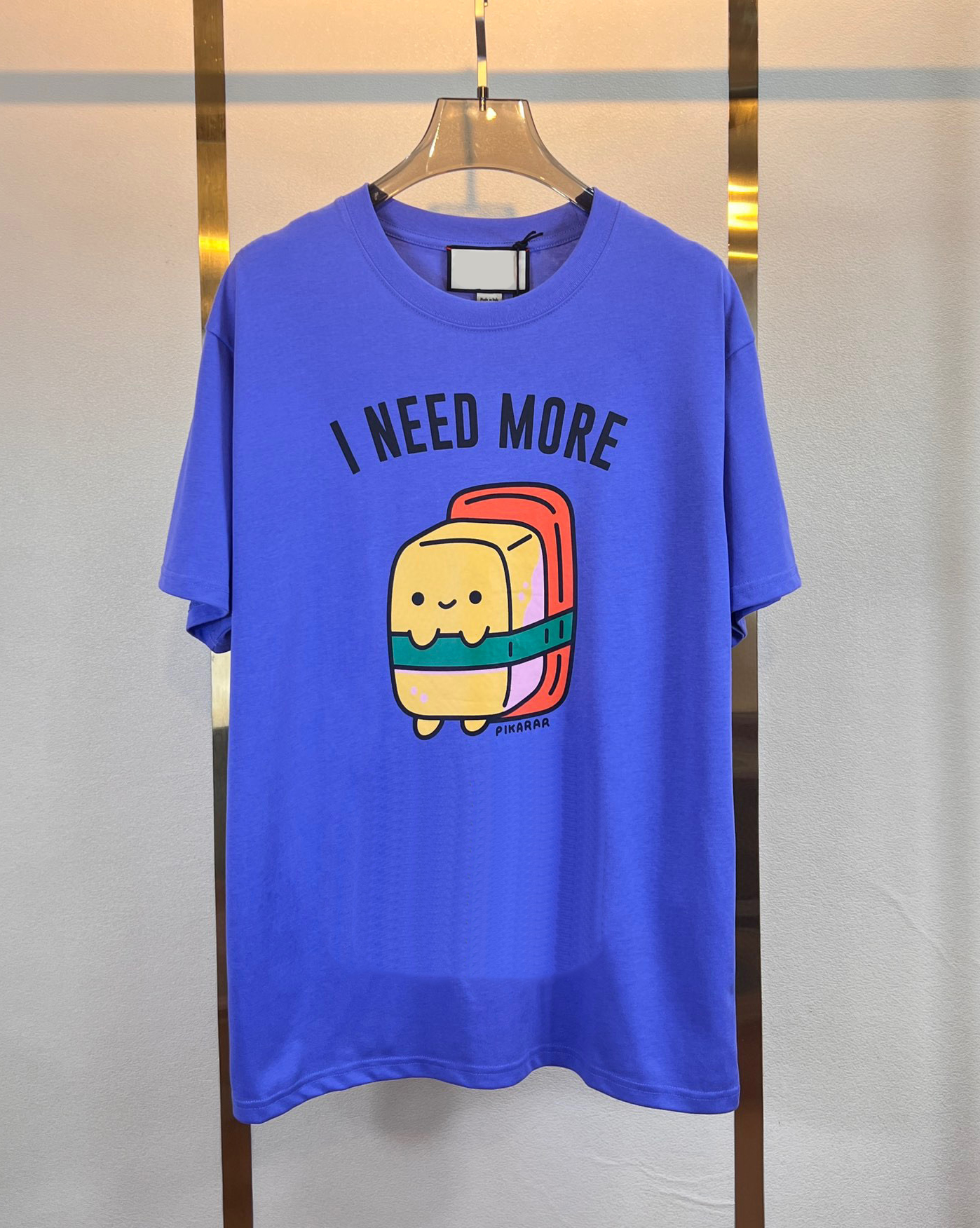 

Men's Plus Tees & Polos Round neck embroidered and printed polar style summer wear with street pure cotton 1e2re