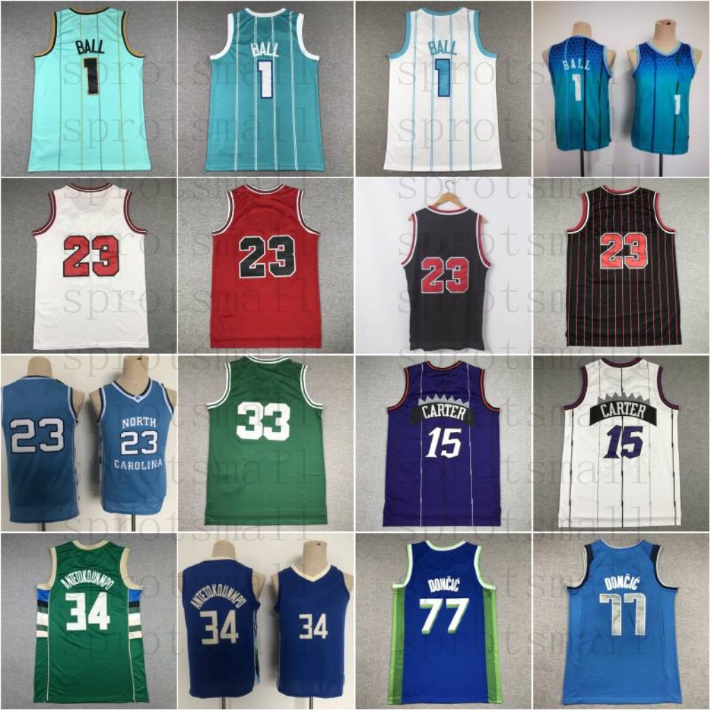 

Luka Doncic Kids City Basketball Jerseys Child LaMelo Ball Vince Carter Giannis Antetokounmpo Youth Shirt, 13kids