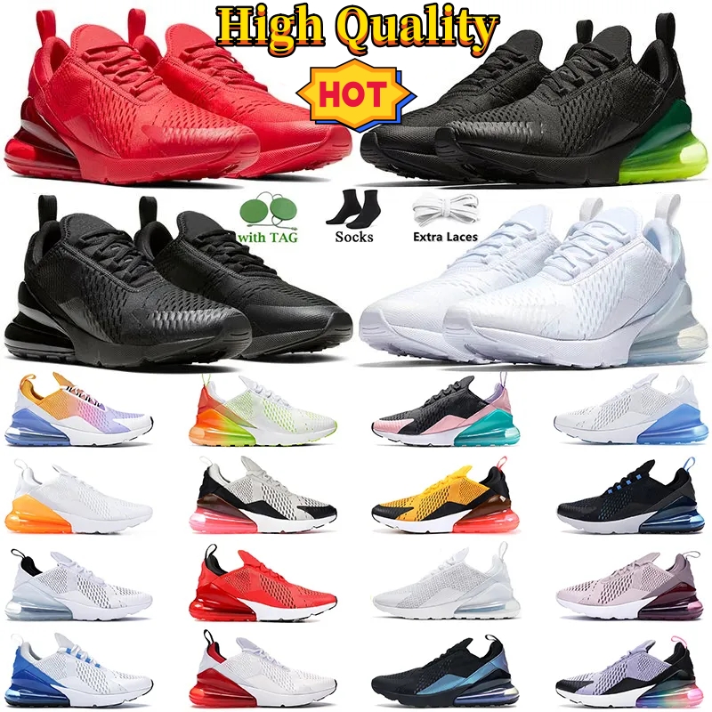 

Designer Sports 270 Running Shoes Triple Black White University Red Barely Rose New Quality Platinum Volt 27C 270s Men Women Tennis Trainers Sneakers 36-45, 32