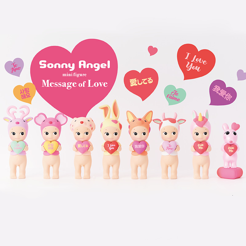 

Blind box Sonny Angel Film Language Heart Series Valentines Day Blind Box Toys Cute Doll Surprise Bag Kawaii Model Girlfriend Gift 230506, 1 blind box