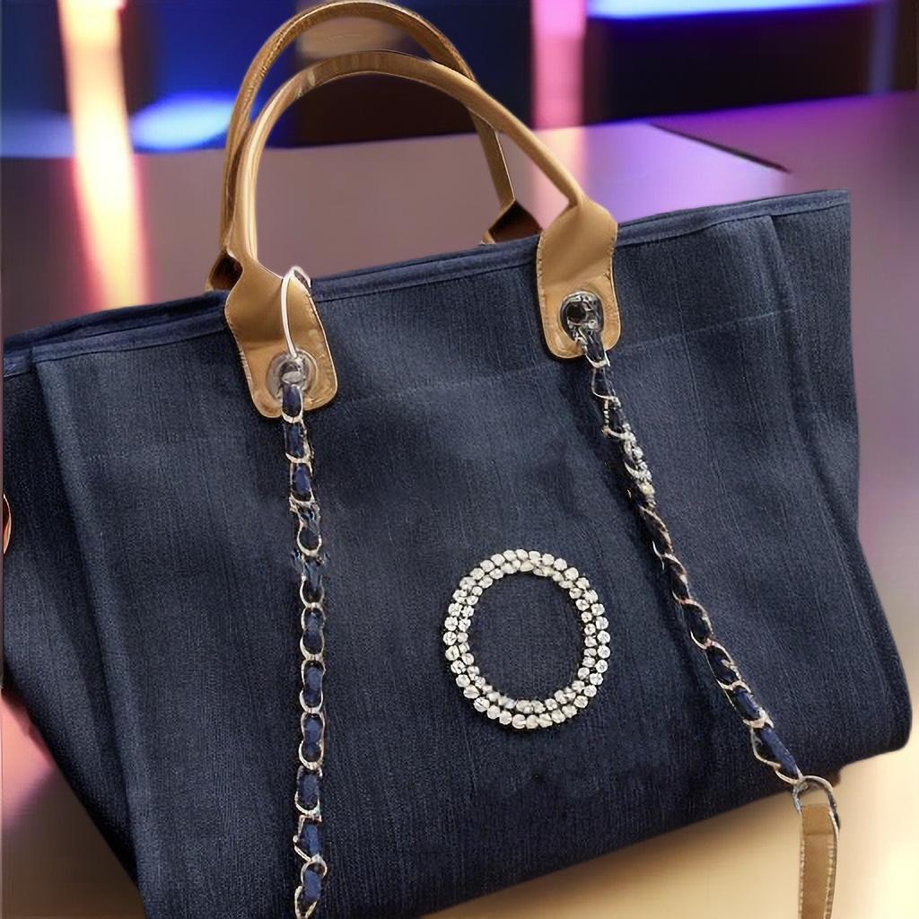 

Channel Designer Beach Pearl Large Tote Bag Purses Woman Handbag Luxurys Handbags Shoulder Crossbody Totes Lady Fashion Canvas Bags High Quality, Color6