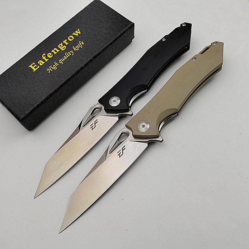 

Tools Eafengrow EF934 Folding D2 Blade G10 Pocket Survival Hunting Tactical Flipper Outdoor Camping Kitchen Rescue Gift EDC Knife