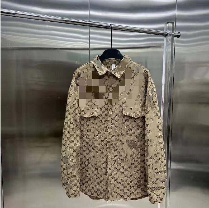 

Men Jackets Oversized Denim Shirts Designer Fashion G Oversize Long Sleeves Dress Shirt for Male Man Clothing Casual Jacket, 03