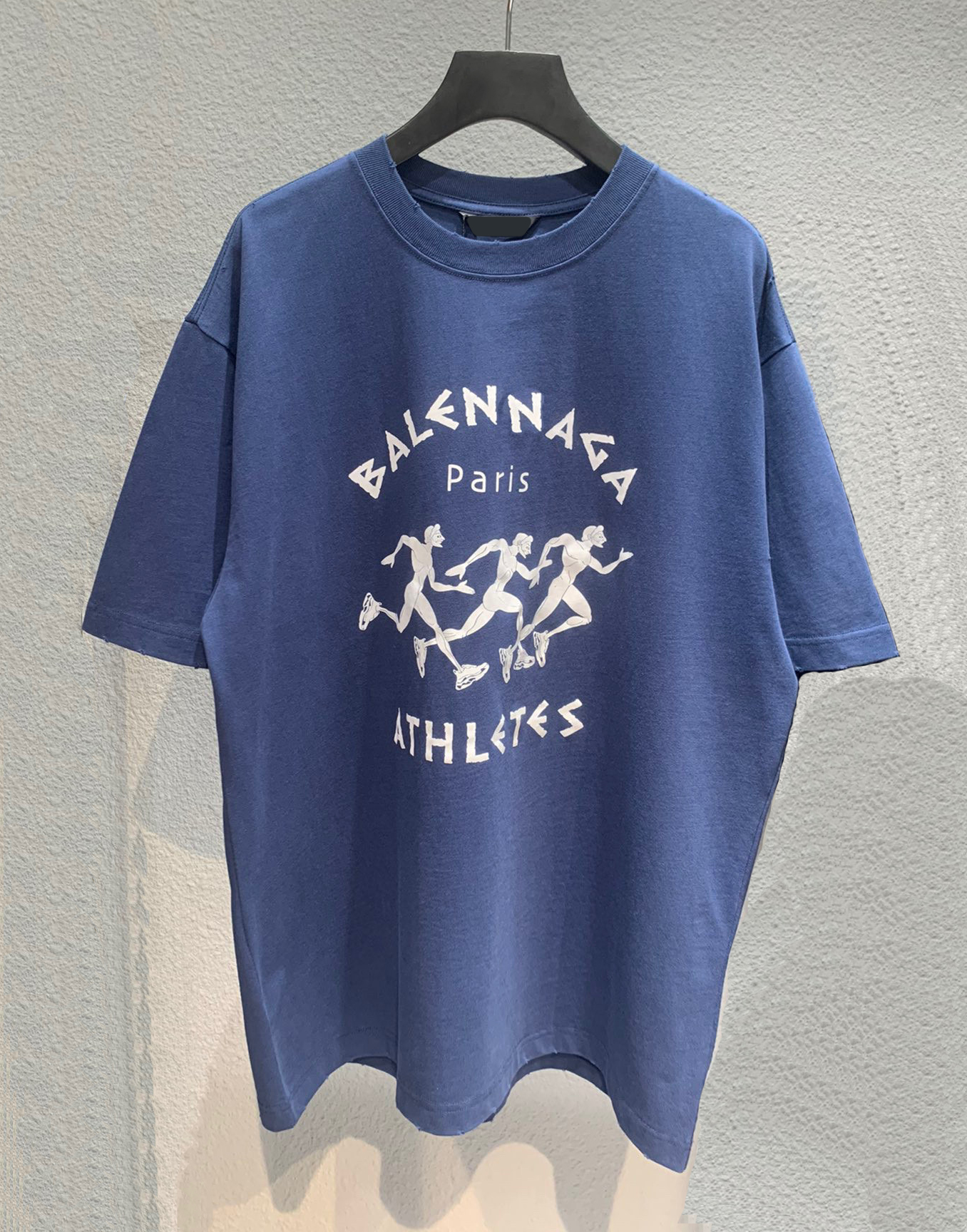 T-shirts Plus pour hommes Polos Col rond brodé et imprimé vêtements d'été de style polaire avec street pur coton rw2d