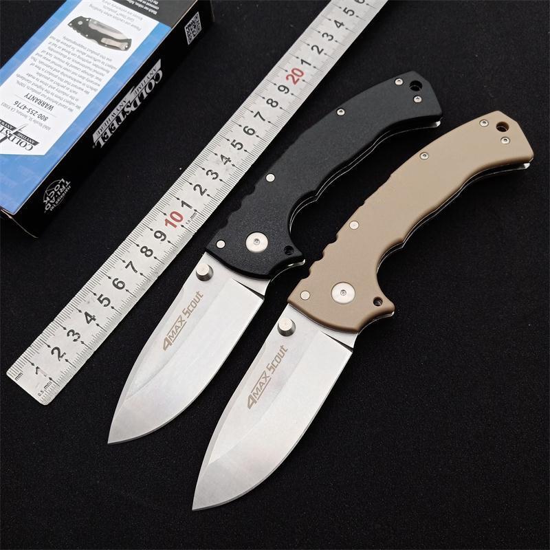 

Tools New Cold Steel 4Max Scout Folding Knife AUS10A Blade Nylon Fiber Handle Pocket Tactical Camping Hunt Survival Outdoor Knives