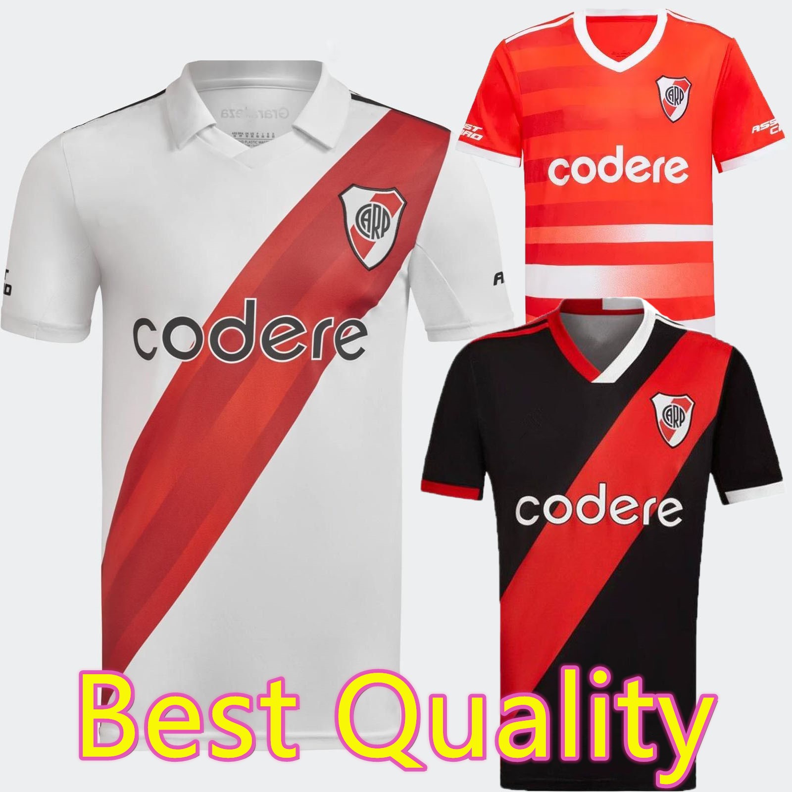 

2023 2024 River Plate soccer jerseys home away 3rd QUINTERO BARCO ROMERO BORJA 23 24 M. SUAREZ DE LA CRUZ LIBERTADORES best quality football shirts uniforms