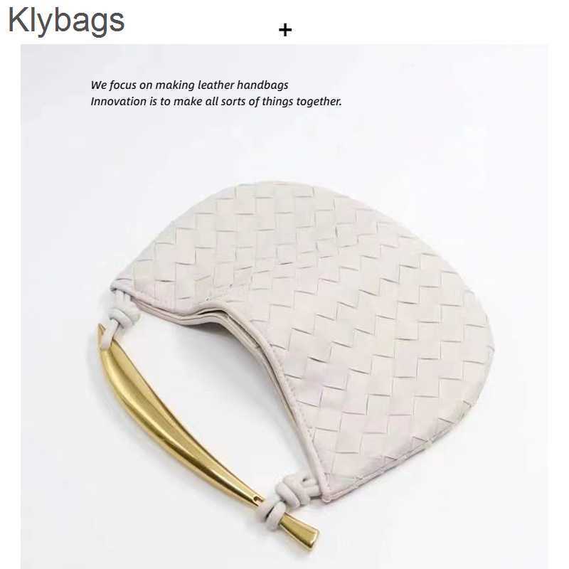 

Large Sardine Bag Jodies Bags Bottegas Jodie Half Venetas Soft 2023 Capacity Handbag Cow Woven Underarm Kendal Qrhb, Wine red-29cm