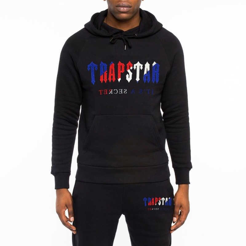 

Designer Clothing Men' Sweatshirts Hoodie trapstar Autumn/winter New Sweater Blue Red Towel Velvet Embroidered Plush Thickened Hoodie Fashion Streetwear Tops, Shipping fee