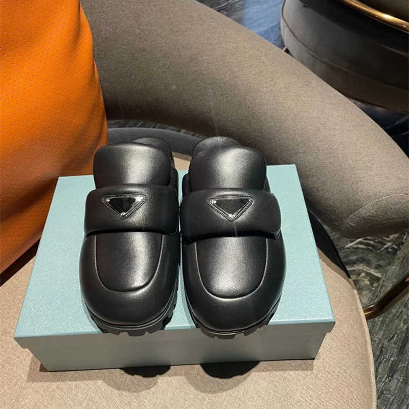 

Slippers Baotou Slipper Female 2023 New Thick-Soled Half-Supported Wear Holiday Beach Flat-Bottomed One-Pedal Bread Mueller Female, Beige