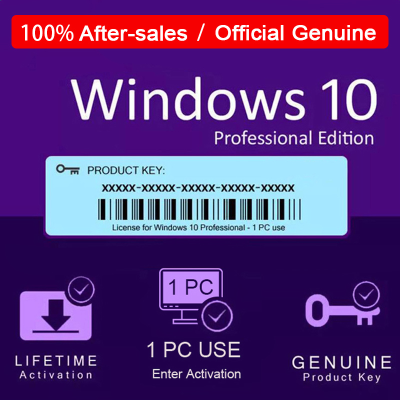 

100% Working Protectors Windows 10 Pro key 32/64bit Global online activate Permanent activation Lifetime update Support reinstall win