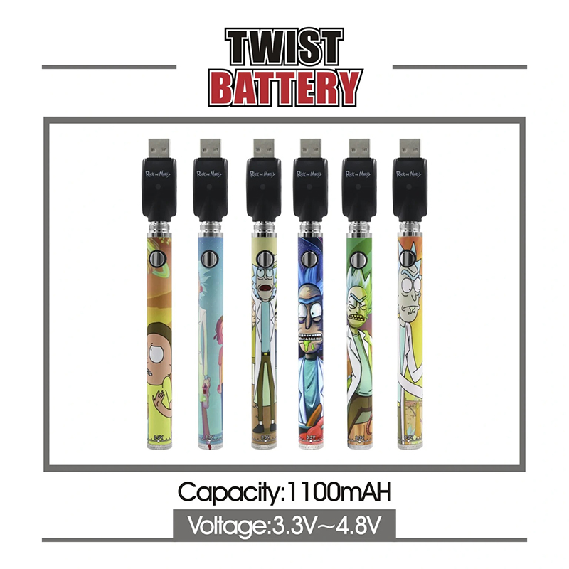 

MAW pre-heat twist battery pole plastic packaging 1100mah 510thread