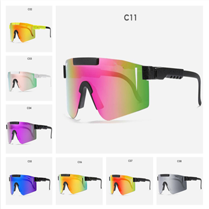 

Cycling Sunglasses Outdoor Sports Polarized Driving Glasses Men Women Mtb Road Bike Eyewear Ski Glassesbov4 RED lens tr90 frame uv400 protection Hot Sell PITS-01