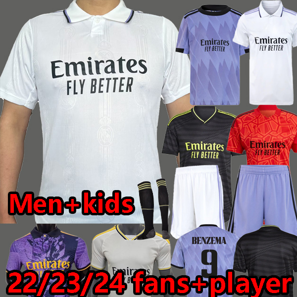 

22 2324 BENZEMA Final soccer jerseys football shirt CAMAVINGA VINI JR reAL mADRIds ALABA SHAZARD ASENSIO MODRIC MARCELO 2024 camiseta men kids kit uniforms, Orange