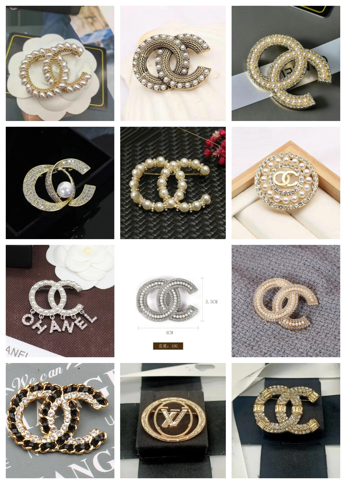 

20style Classic Fashion Luxury Brand Designer Letter Pins Brooches Women Crystal Pearl Brooch Suit Pin Wedding Party Jewerlry Accessories Gift