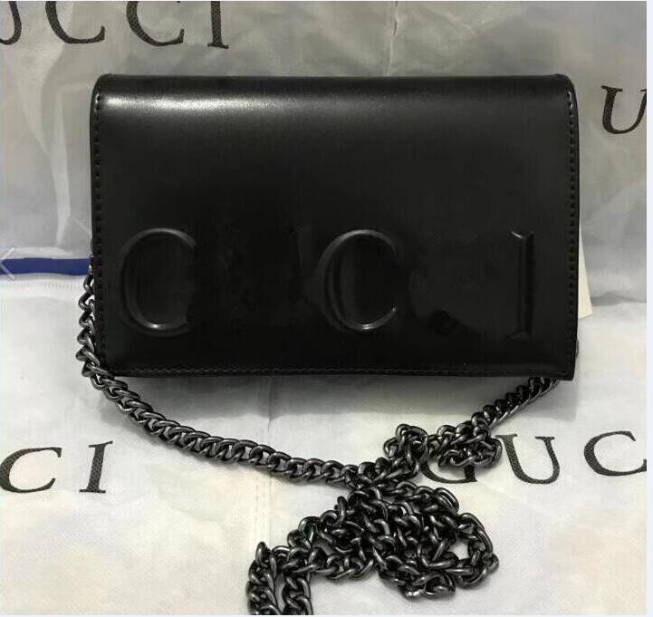 

Hot sell designer Shoulder Bags wallets luxury leather handbag for Women black purses bag Chain Totes handbags G032, White