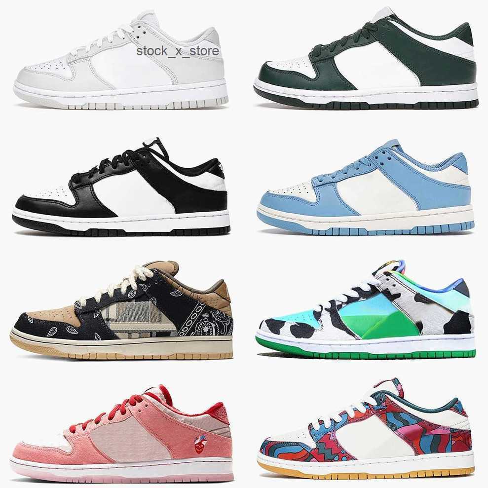 

2023 Classic SB Low Running Shoes DuNKS Parra Club 58 Gulf UNC Sean Cliver Women Mens StrangeLove Black White Team Green Grey Fog Syracuse Michigan Trainer Sneakers S8, University red