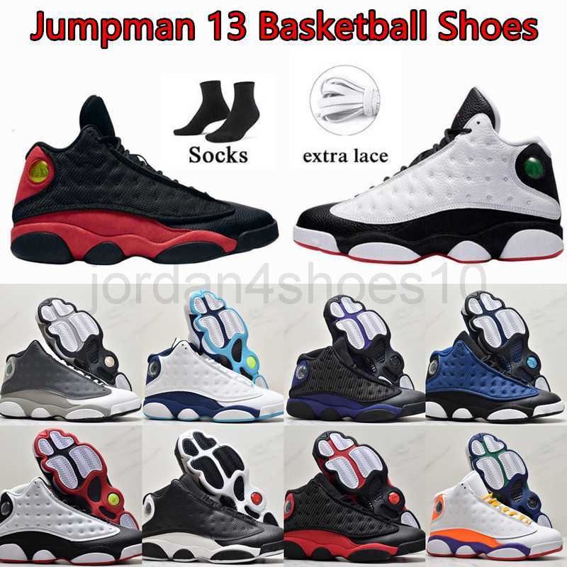 

Jumpman 13 Top Sports men Shoes Mens Basketball Shoes black cat Platinum Tint Bred Concord 72-10 Space Jam taxi Royalty Retro Houndstooth Starfish 13s trainers 36-47 2.5, As shown in the figure