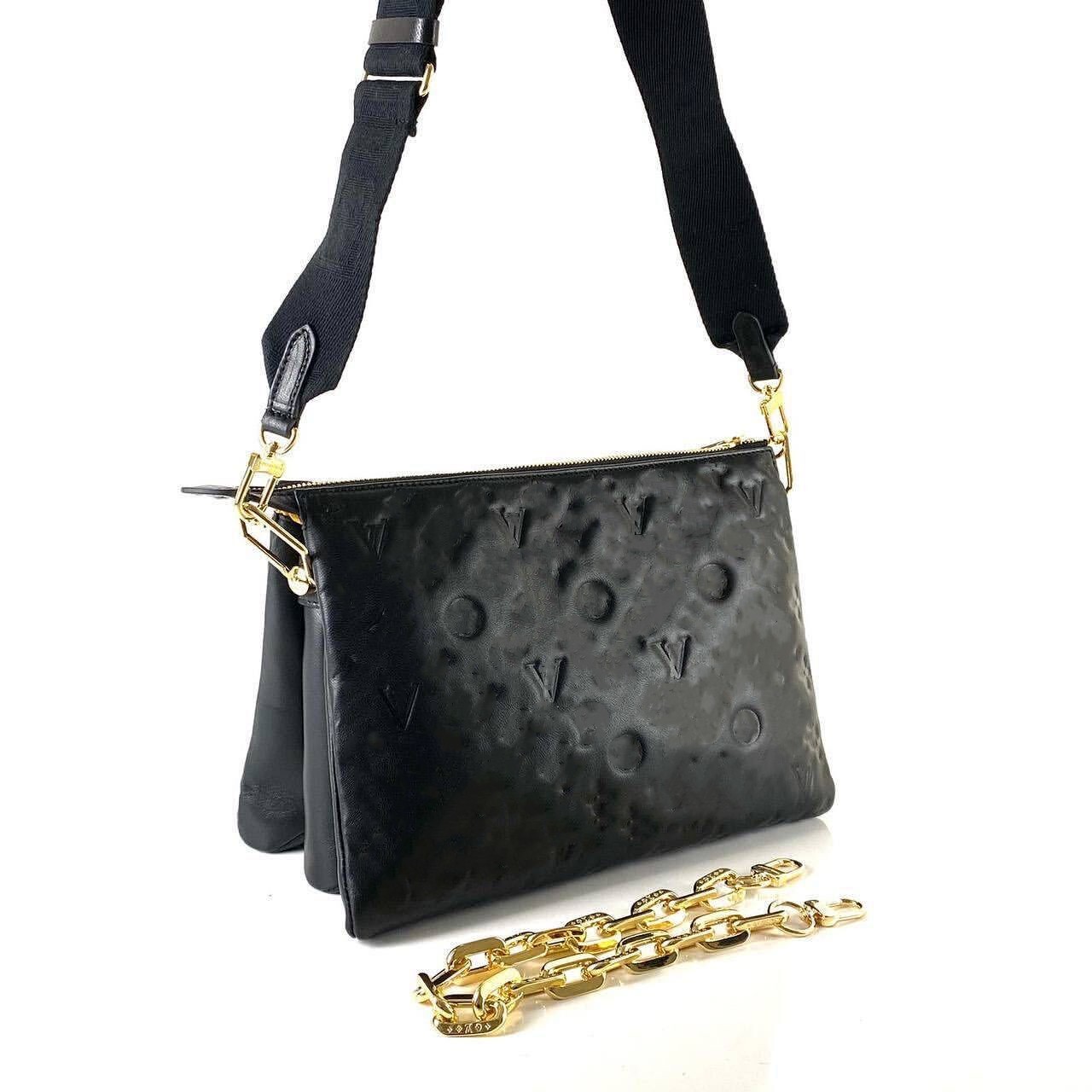 

high quality designer multi felicie pochette women cross body bag coarse chain shoulder bags coussin hugging louise purse vutton leather clutch tote viuton Bag, Darkblue