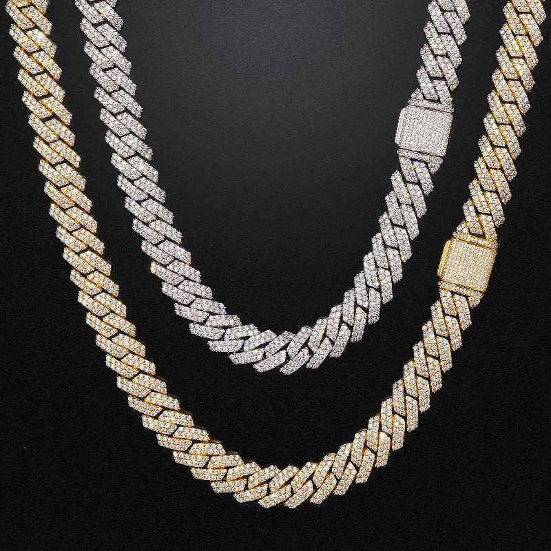 

New Design Miami Cuban Necklace Jewelry Brass Hip Hop Jewelry Necklace for Men